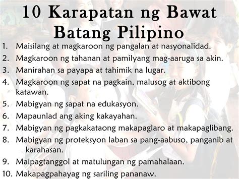 Batas Para Sa Karapatan Ng Kabataan Ayon Sa Likas Na Batas Moral | My ...