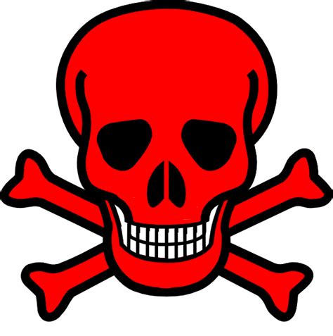 Red Skull Clip Art at Clker.com - vector clip art online, royalty free & public domain