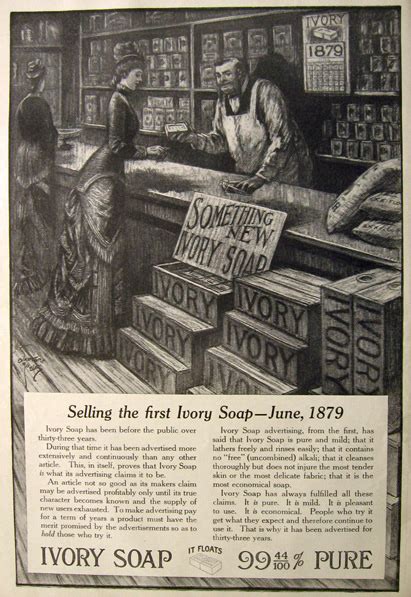 1912 Ivory Soap Ad ~ Selling The First Ivory Soap, Vintage Health ...