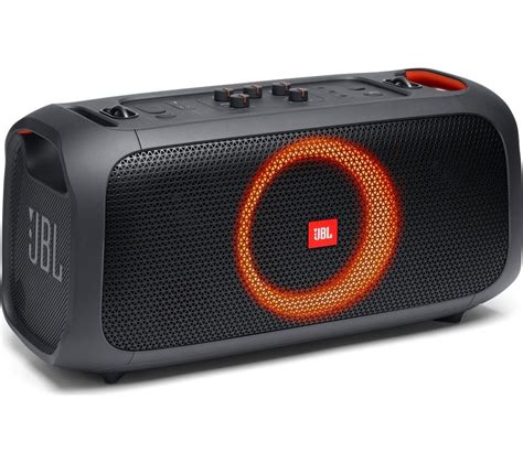 Buy JBL Partybox On-The-Go Portable Bluetooth Speaker - Black | Free ...