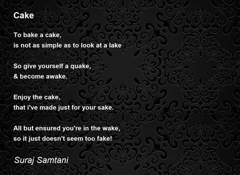 Details more than 139 cake poem latest - in.eteachers