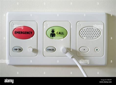 Emergency call button at a hospital Stock Photo - Alamy