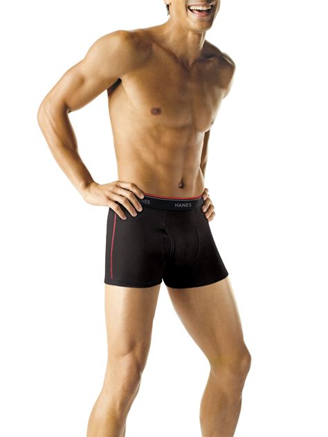 Hanes - Hanes Men's Short Leg Sport Styling Boxer Briefs, 5 + 1 Bonus ...