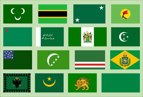 Former Flags (Green) Quiz - By pecheneg