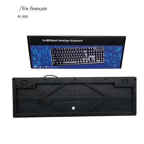 Vuygyu French wired keyboard , USB, 104 keys, desktop laptop keyboard ...