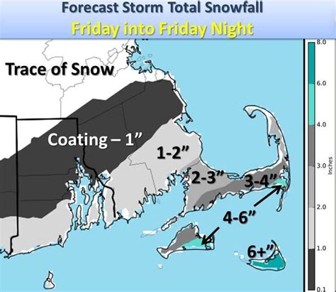 Cape Cod Weather: 4-6 Inches of Snow Friday | Barnstable, MA Patch