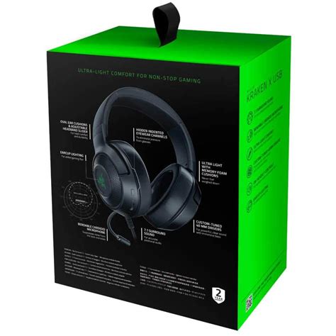 Razer Kraken X USB Gaming Headset - 7.1 Surround Sound | HardwareMarket