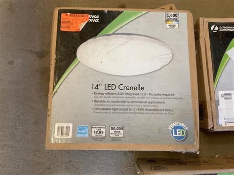 Lithonia Lighting LED Flush Mount Lights BigIron Auctions