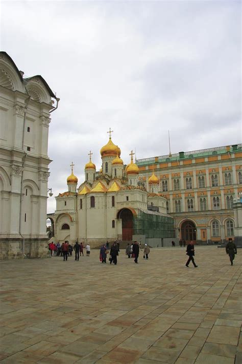 Moscow Kremlin Fortress and Kremlin Cathedral Inside an Autumn T Editorial Stock Image - Image ...