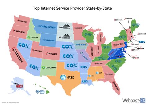 40 Maps That Explain The Internet - Comcast Coverage Map California ...