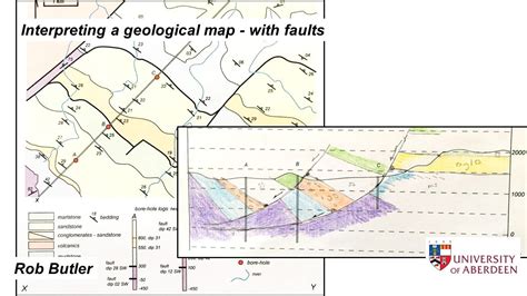 Interpreting a geological map - with faults - YouTube