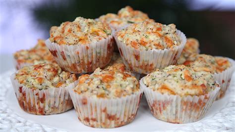 Zucchini cheddar muffins