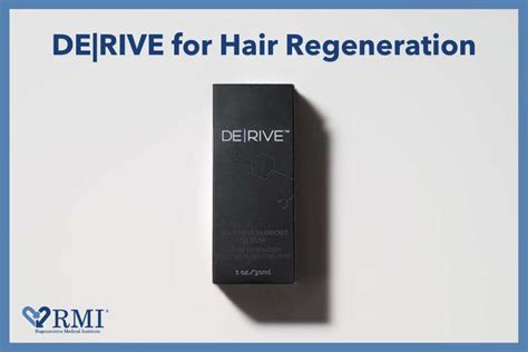 DE|RIVE for Hair Regeneration - Regenerative Medical Institute