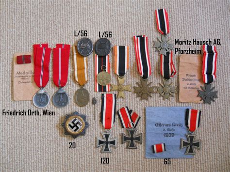 WW2 Militaria Collection: German ww2 medals and badges