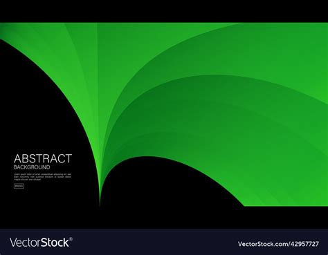 Green wave abstract background-wave pattern Vector Image