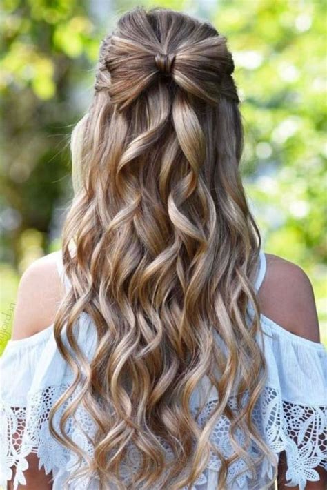 20 Gorgeous Hairstyles For Long Hair - Society19 | Medium length hair styles, Prom hairstyles ...