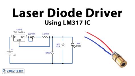 Laser Diode Driver Using LM317 Voltage Regulator IC