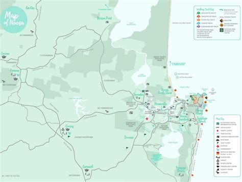 Noosa area tourist map - Ontheworldmap.com