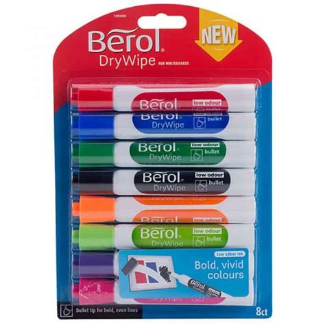 Berol Drywipe Markers Round Tip - Forward Products