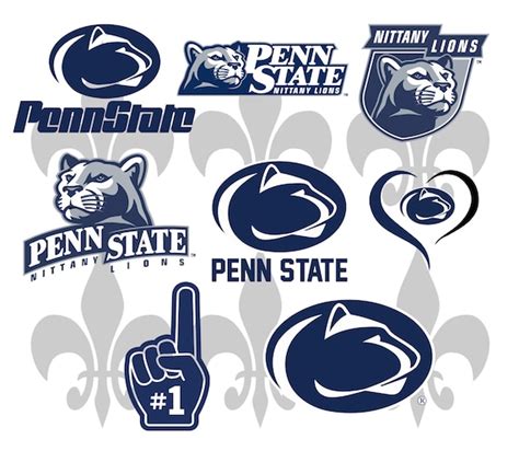 Penn State Logo Svg Eps Dxf Png Instant Download | Etsy