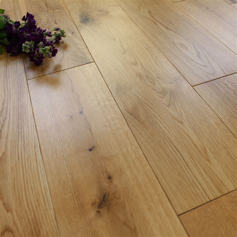 150mm Engineered Matt Lacquered Rustic Oak Wood Flooring 2.6