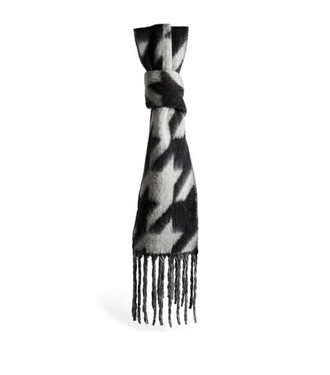 AllSaints Houndstooth Scarf | Harrods US