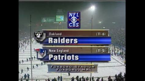 Full NFL Game: 2001 AFC Divisional Round - Oakland Raiders vs. New England Patriots | NFL Game Pass