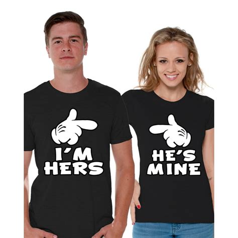 Awkward Styles - Awkward Styles Couple Matching Shirts I'm Hers He's ...