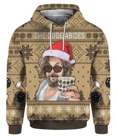 The Big Lebowski The Dude Abides Christmas sweater - Endastore.com