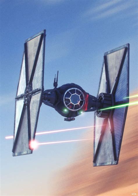 Starwars - First Order Tie, Paul Wiz Johnson | Star wars spaceships, Star wars ships, Star wars ...