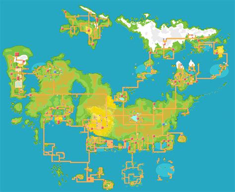 Pokemon World Map : r/PokemonMaps