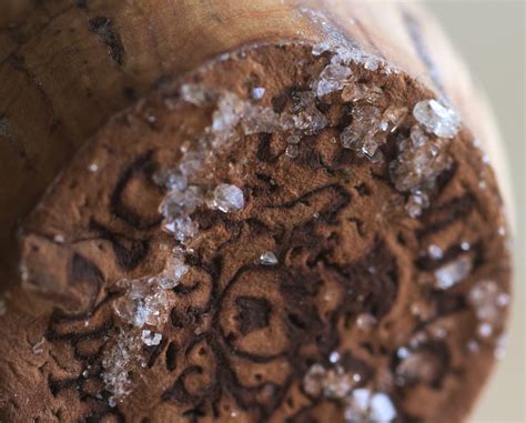 everyday chemistry - What are these crystals on my champagne cork? - Chemistry Stack Exchange