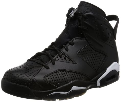 Buy Nike Men's Air Jordan 6 Retro Black Cat 384664 020 10.5 M US Black/Black-White at Amazon.in