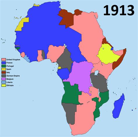 Africa Colonization Map