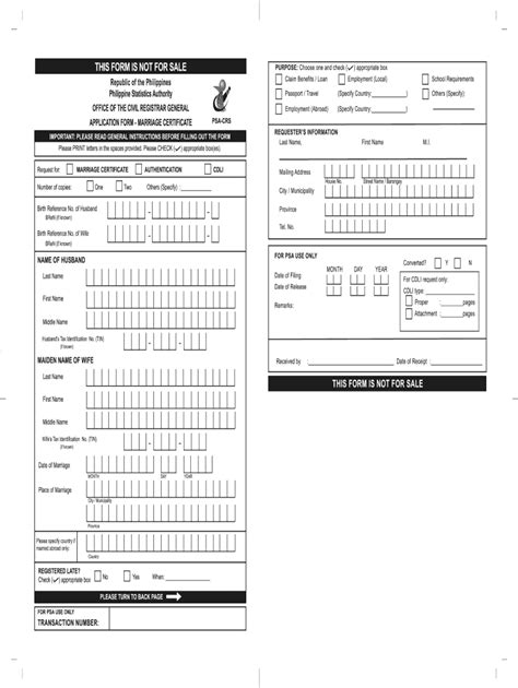 Marriage License Application Form Download Philippines - Fill Online, Printable, Fillable, Blank ...