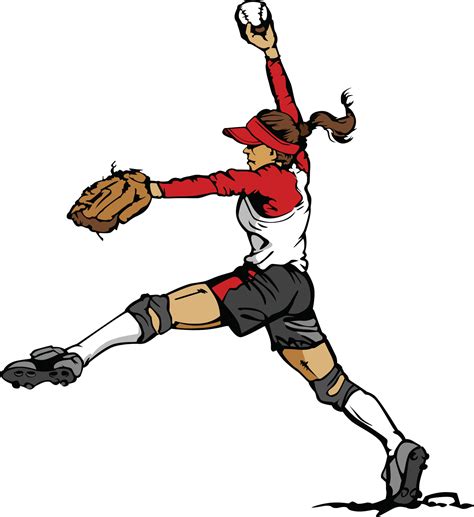 Fastpitch Softball Stock Photography Clip Art - Playing Softball Clipart - Png Download - Full ...