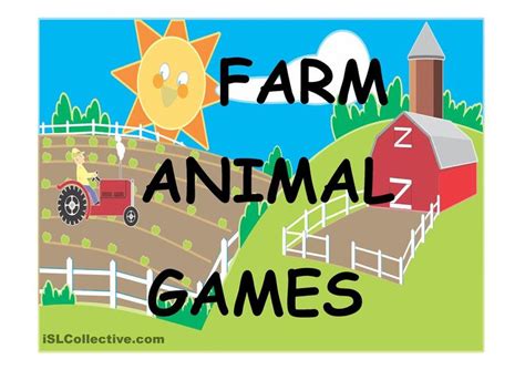 FARM ANIMAL GAMES | Farm animals games, Farm animals, Animal games