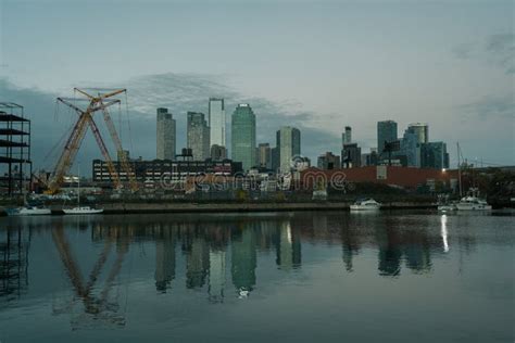 Long Island City Skyline and Newtown Creek, New York, New York Stock Photo - Image of photograph ...