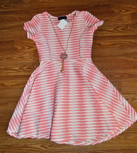 NWT GIRLS SIZE 12 14-16 DRESS SUMMER FALL NEW WITH NECKLACE #KIDSCANTMISS #DressyEverydayParty ...