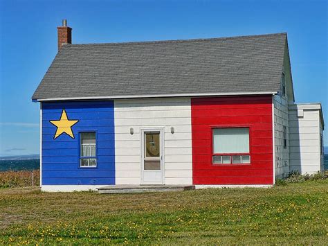 HD wallpaper: acadian house, new brunswick, canada, flag, patriotic, building | Wallpaper Flare