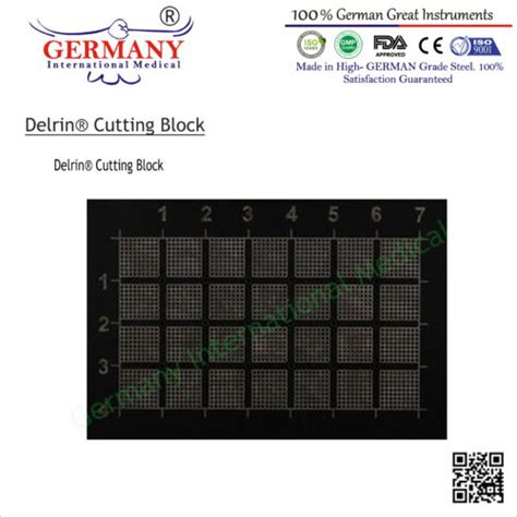 Delrin® Cutting Block - Buy Online High Quality Surgical Instruments