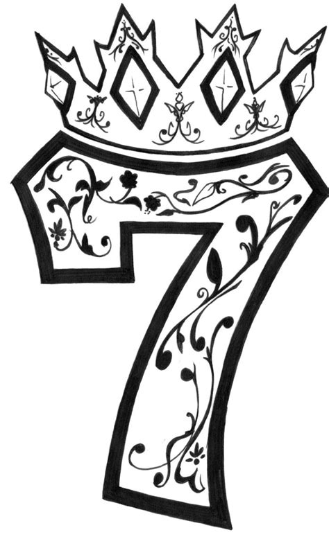 Tattoo "7" by IdFungus on DeviantArt