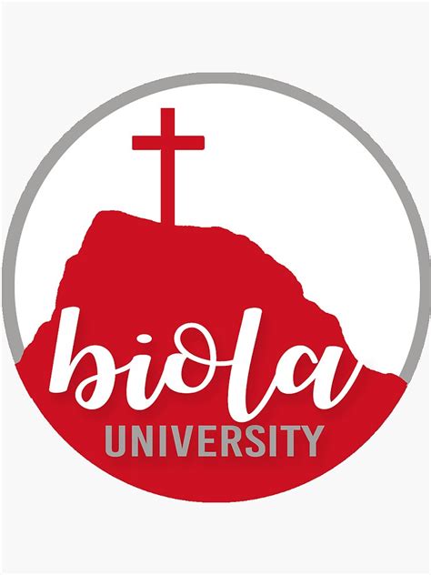 "Biola University Cross" Sticker for Sale by SydneeClaire | Redbubble