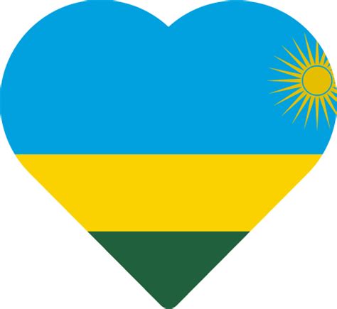 Printable Flags of Rwanda | Vector World Flags