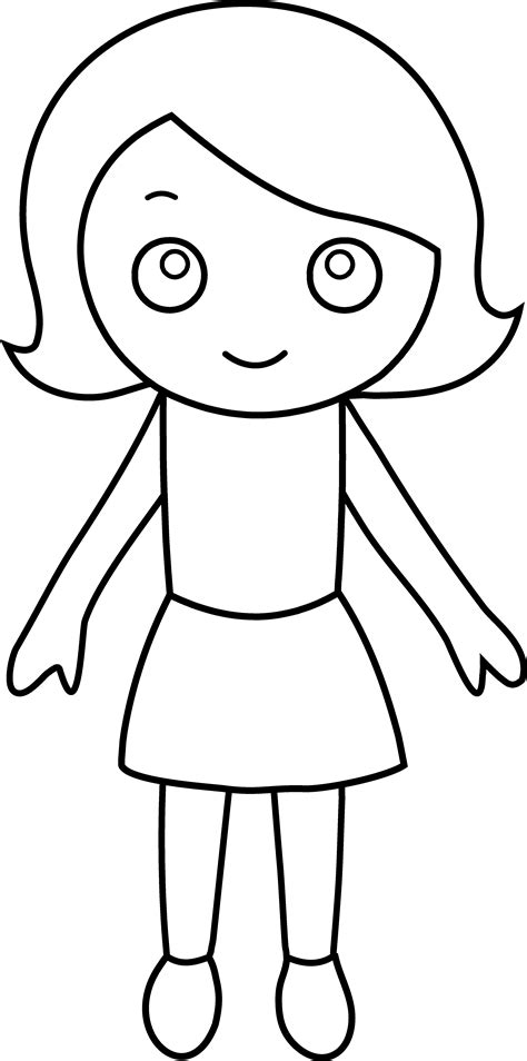 Free Girl Outline Cliparts, Download Free Girl Outline Cliparts png ...