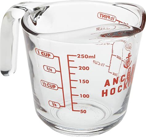 Amazon.com: Anchor Hocking - 8 oz Measuring Cup: Glass Measuring Cup: Home & Kitchen