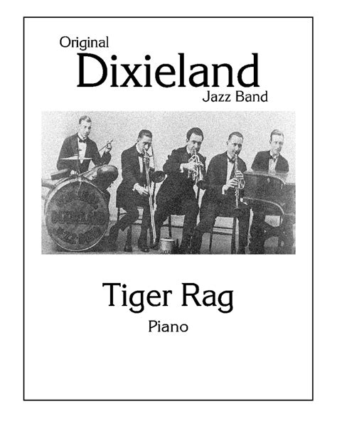 Tiger Rag (piano) | Original Dixieland Jazz Band Sheet music for Piano ...