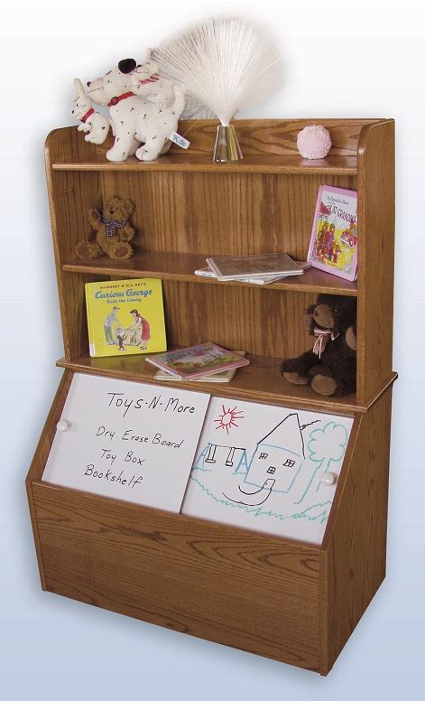 Jake's Amish Furniture - #TB-1836 Toy Box Bookshelf | Kids toy boxes ...