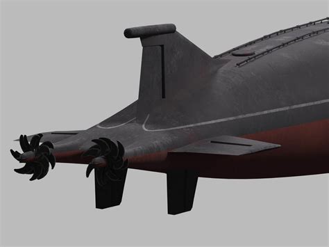 Oscar Class Submarine - 3D Model by FiniasK