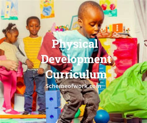 Physical Development Scheme of Work for Kindergarten Lagos